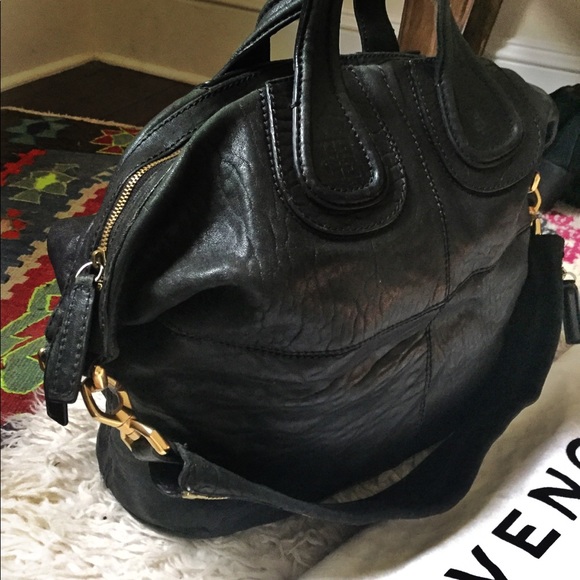 Givenchy Handbags - Classic Givenchy Nightingale  Black/Gold